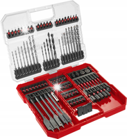 EINHELL ZESTAW KOMPLET WIERTEŁ I BITÓW 95 SZT XL-CASE BOX SET IMPA 49108798