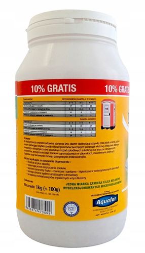 Biosanit,Bakterie do oczyszczalni,szamba 1kg+100g na Arena.pl