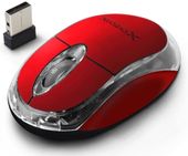 xm105r extreme mysz bezprzewodowa 2.4ghz 3d optyczna usb harrier czerwona