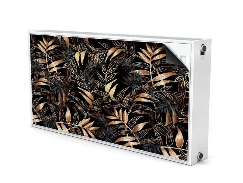 Mata MAGNETYCZNA Na Kaloryfer Liście Natura Styl Glamour 120cm x 60cm zdjęcie 2