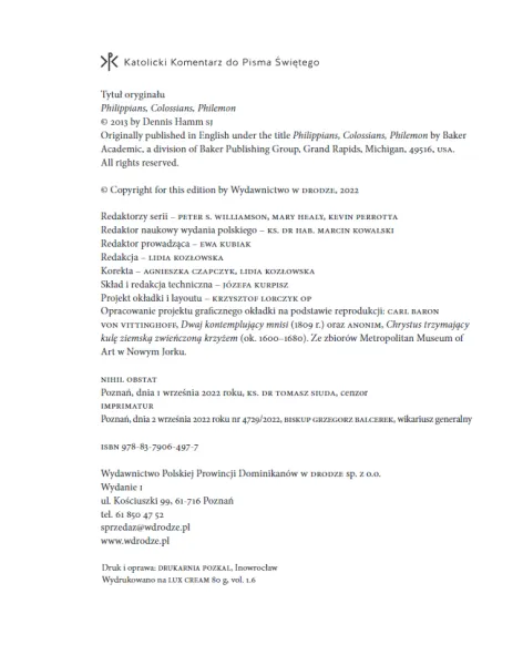 Listy do Filipian, Kolosan, Filemona zdjęcie 3