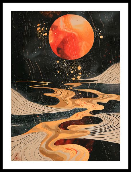 Plakat 40x55cm Planetarny Taniec zdjęcie 3