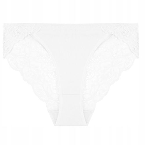 MORAJ figi damskie z KORONKĄ majtki bawełniane zestaw 4 KOLORY - L na Arena.pl