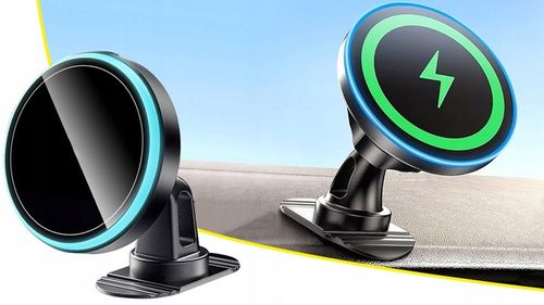 UCHWYT NA TELEFON DO SAMOCHODU ŁADOWARKA INDUKCYJNA SAMOCHODOWA DO MAGSAFE na Arena.pl
