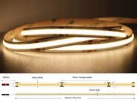 TAŚMA LED LED-COB-24V/12W-WW/5M - 3000K MW Lighting