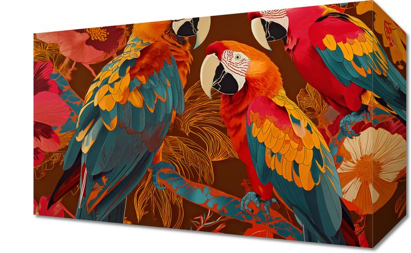 Obraz 30x20cm Kolorowe Ary zdjęcie 1