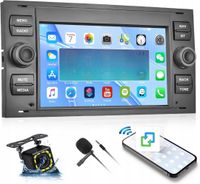 RADIO SAMOCHODOWE 2-DIN APPLE ANDROID CARPLAY BLUETOOTH FORD FUSION KUGA