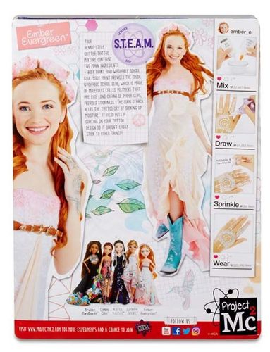 MGA Project Mc2 Lalka Ember's Glitter Tattoos na Arena.pl