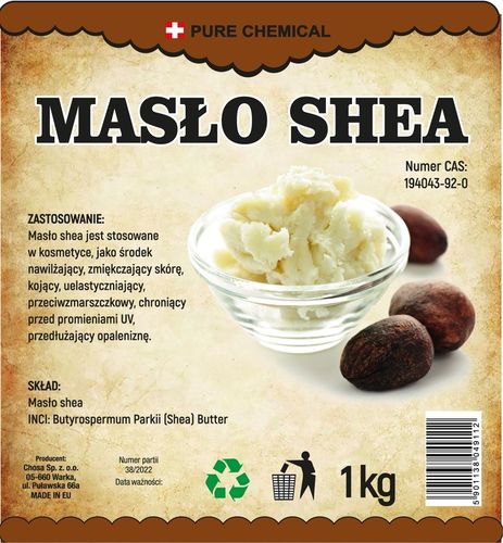 MASŁO SHEA NIERAFINOWANE NATURALNE CZYSTE 1kg na Arena.pl