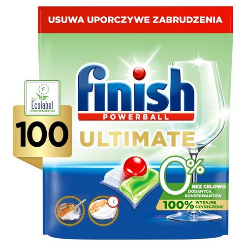 FINISH KAPSUŁKI DO ZMYWARKI ULTIMATE 0% 100 SZT na Arena.pl