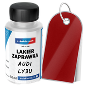 lakier zaprawkowy zaprawka samochodowy audi ly3u / y1y1 tangorot metalik