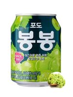 Haitai bong bong napój koreański grape z kawałkami winogron niegazowany 238ml
