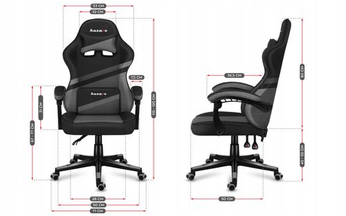 Fotel gamingowy Huzaro Force 4.4 Grey Mesh na Arena.pl