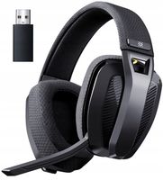 Słuchawki BEZPRZEWODOWE GAMINGOWE z Mikrofonem Nauszne BLUETOOTH Dla Graczy