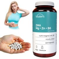 ZMA Magnez Cynk Witamina B6 Regeneracja Zmęczenie Vege Vitaler's 120 kaps
