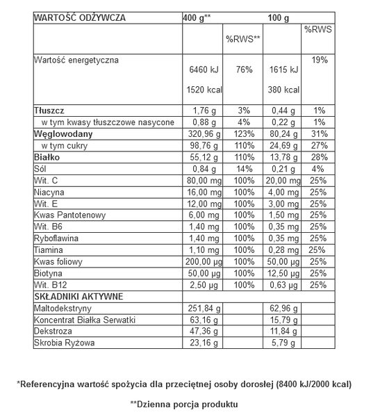 Trec - Solid Mass - 1000 g wanilia zdjęcie 2