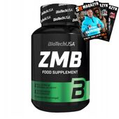 BIOTECH ZMB 60k ZMA CYNK MAGNEZ WIT B6 TESTOSTERON HORMONY ODPORNOŚĆ