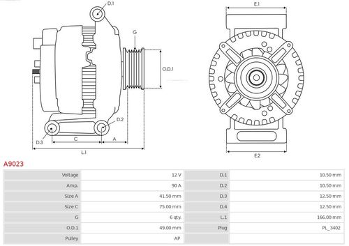Alternator AS-PL A9023 na Arena.pl