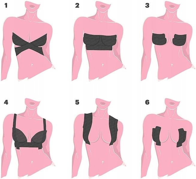 TAŚMA MODELUJĄCA BIUST BOOB TAPE PODNOSZĄCE DEKOLT zdjęcie 2
