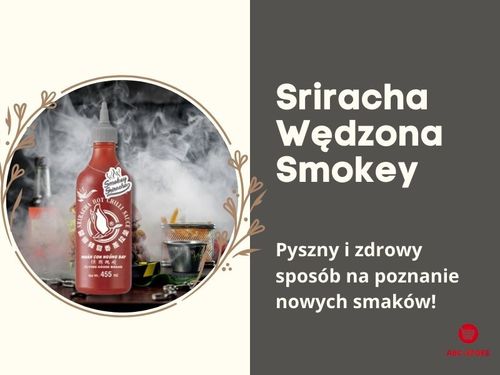 Sos sriracha 61% chilli hot wędzona dymna smokey flying goose 455ml na Arena.pl
