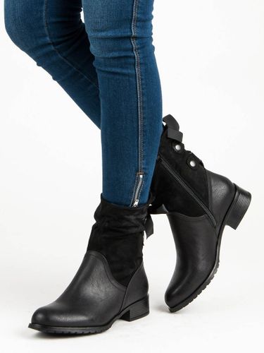 MODNE CZARNE BOTKI Rozmiar - 37 na Arena.pl