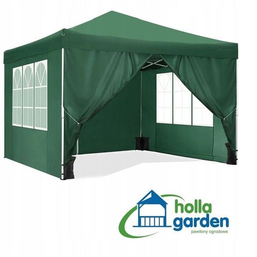 PAWILON OGRODOWY EKSPRESOWY NAMIOT HANDLOWY 3x3m AUTOMATYCZNY + 4 na Arena.pl