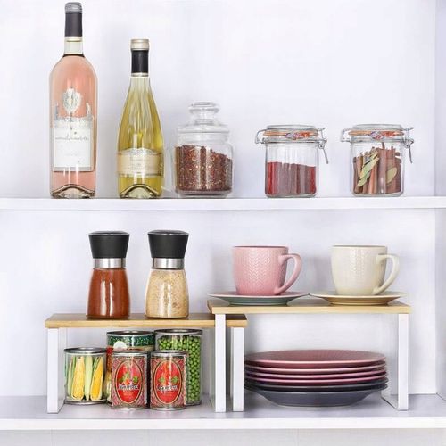 REGAŁ KUCHENNY NA PRZYPRAWY DREWNIANY PÓŁKA ORGANIZER STOJAK BIUROWY na Arena.pl