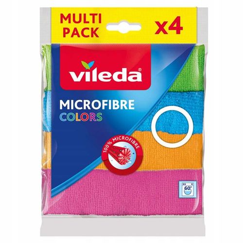 ściereczka vileda mikrofibra colors 4 szt. na Arena.pl