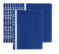 SKOROSZYT SZTYWNY WPINANY A4 PCV GRANATOWY 10 SZTUK TRES