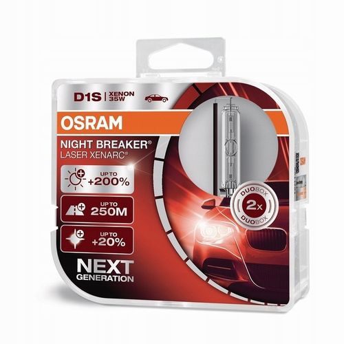 D1S OSRAM NIGHT BREAKER LASER XENARC +220% 2SZT na Arena.pl