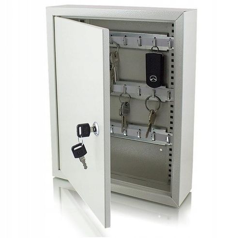 Metalowa Kasetka Szafka Skrzynka na 42 klucze na Arena.pl