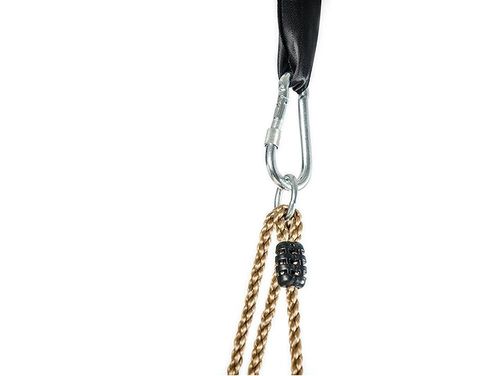 Huśtawka ogrodowa dla dzieci okrągła dysk mocna wisząca siedzisko niebieski na Arena.pl