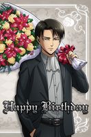 Pocztówka Urodzinowa - Attack on titan