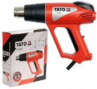 OPALARKA ELEKTRYCZNA 2000W REGULACJA 2 BIEGI 350-550°C YATO