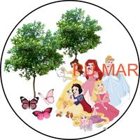 Opłatek na tort Księżniczka Śnieżka Aurora Zosia Bella Kopciuszek Arielka