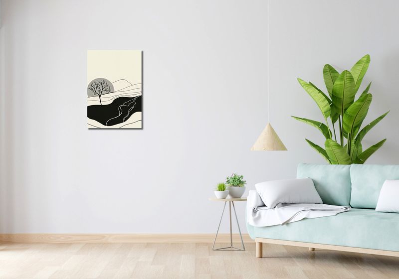 Obraz 40x60cm Falisty Księżyc zdjęcie 2