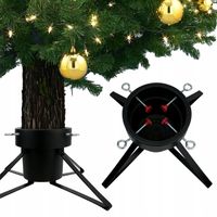 STOJAK POD CHOINKĘ CHOINKOWY 2L METALOWY PODSTAWKA NA DRZEWKO CZARNY