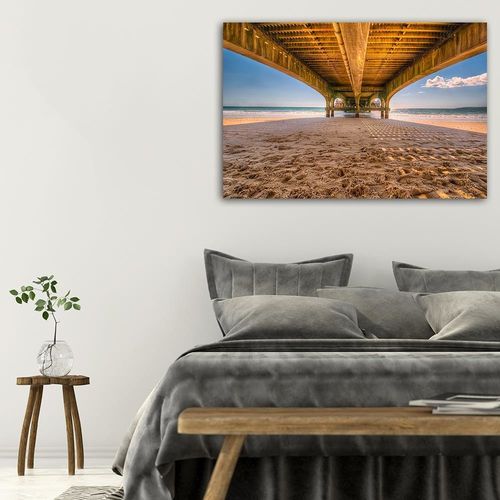 Deco Panel, Plaża pod molo 120x80 na Arena.pl