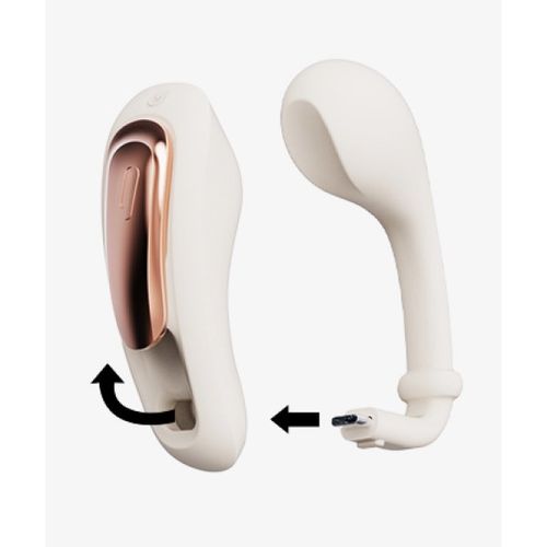 qingnan no.6 wireless control wearable  vibrator beige na Arena.pl