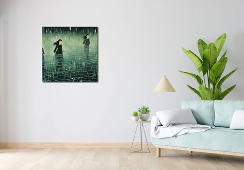 Obraz 70x70cm Pośród Ciszy na Arena.pl