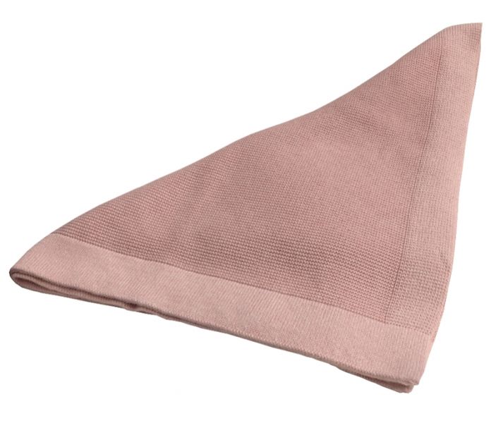 Kocyk Tkany Bambusowy Różowy zdjęcie 2