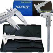 SUWMIARKA ANALOGOWA MANUALNA 150 MM METALOWA INOX + ETUI