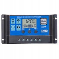 REGULATOR ŁADOWANIA SOLARNY 12V 24V PANEL LCD 30A