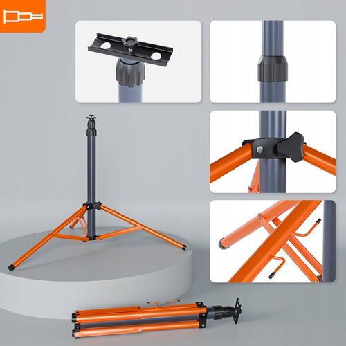 Halogen LED Statyw Budowlany Naświetlacz 3x 100W 33000lm Lampa Na na Arena.pl