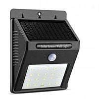 2X LAMPA NAŚCIENNA LED ELEWACYJNA SOLARNA OGRODOWA Z CZUJNIKIEM KINKIETOWA