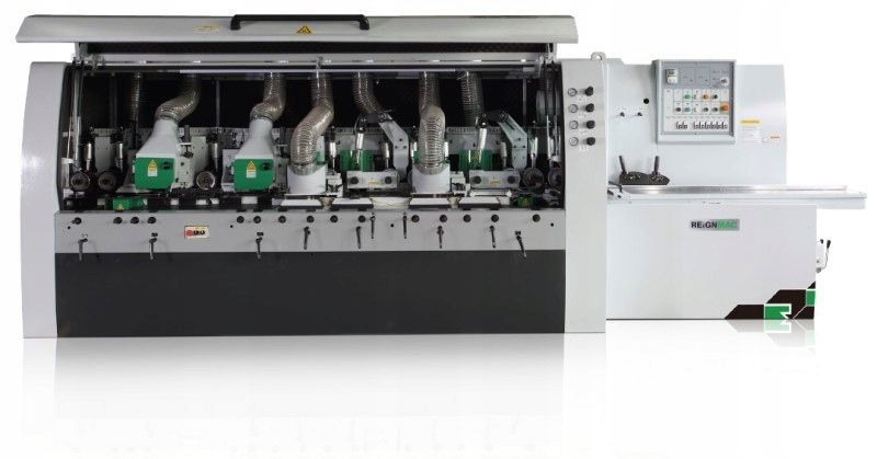 Strugarka czterostronna REIGNMAC RMM523U 4 stronna obrabiarka listwiarka zdjęcie 3