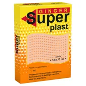 Plaster rozgrzewajacy Ginger Super Plast 12x18cm