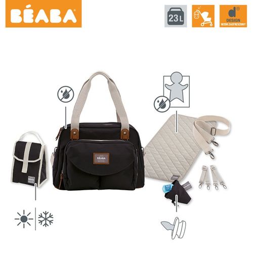 Beaba Torba dla mamy Geneva SMART COLORS black na Arena.pl