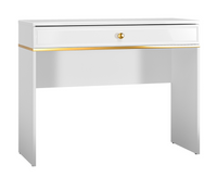 Toaletka / Konsola 100 cm Biały Połysk GILDEN ML