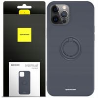 ETUI SILIKONOWE SPACECASE RING CASE OBUDOWA DO IPHONE 12 PRO MAX + SZKŁO